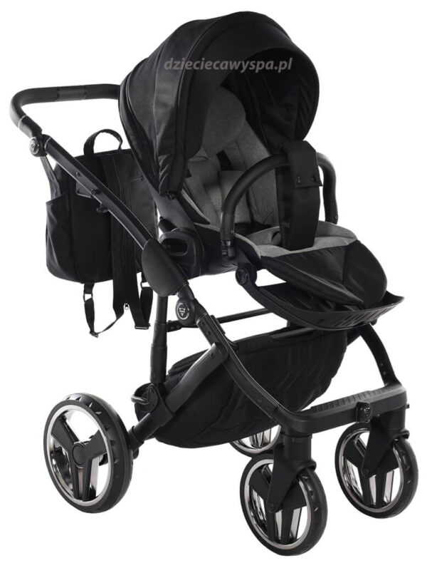 5019.jpg Wózek dziecięcy Junama Diamond Basic v3 2w1, z opcją 3w1 lub 4w1- fotelik z adapterem - zdjęcie 11