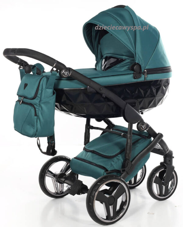 5027.jpg Wózek dziecięcy Junama Diamond Basic v3 2w1, z opcją 3w1 lub 4w1- fotelik z adapterem - zdjęcie 16