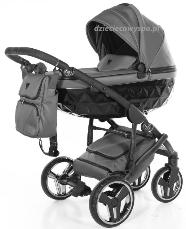 5038.jpg Wózek dziecięcy Junama Diamond Basic v3 2w1, z opcją 3w1 lub 4w1- fotelik z adapterem - zdjęcie 27