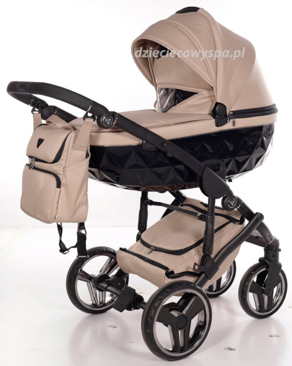 5077.jpg Wózek dziecięcy Junama Diamond Basic v3 2w1, z opcją 3w1 lub 4w1- fotelik z adapterem - zdjęcie 42