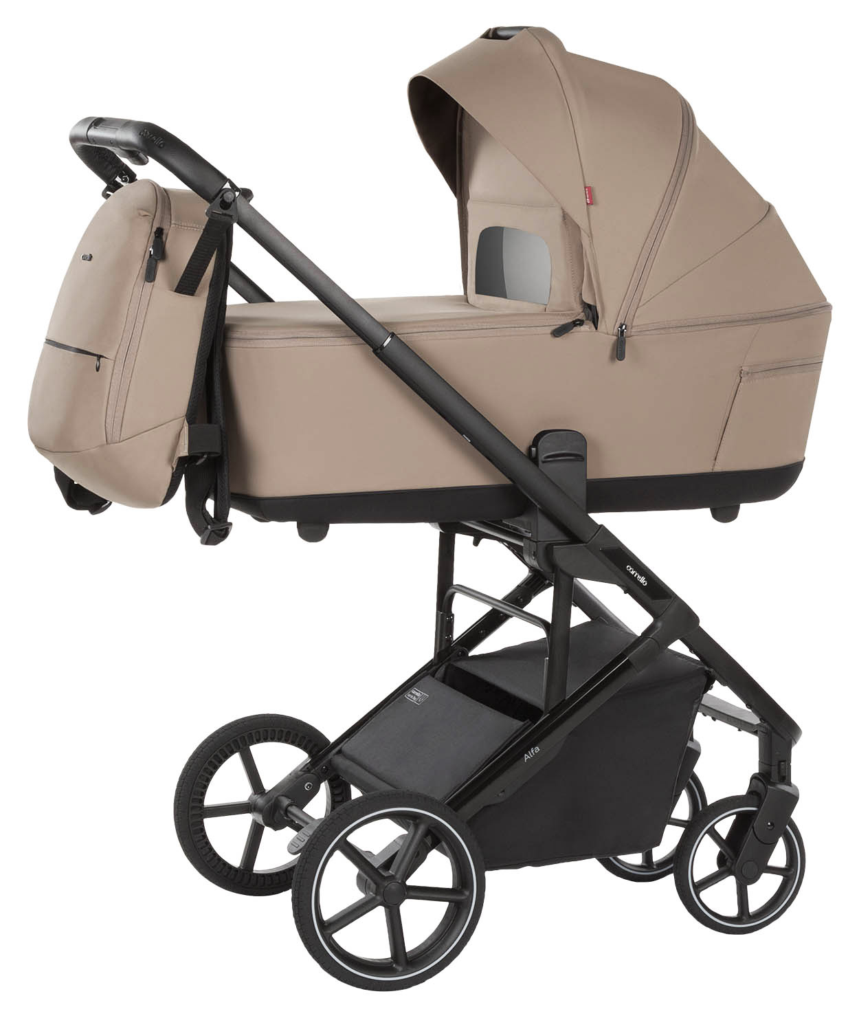 Carrello Alfa 2 w 1 Natural Beige – gondola na stelażu