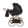 Wózek dla lalek Junama Heart Mini Classic - Czarny Wózek dla lalek Junama Heart Mini Classic – kolor czarny