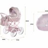 Wózek dla lalek Junama Dolce Mini - Różowy Wózek dla lalek Junama Dolce Mini – kolor różowy