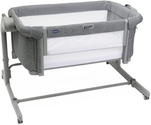 Łóżeczko dostawne Chicco Next2Me Magic Evo – Dark Grey