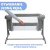 Łóżeczko dostawne Chicco Next2Me Magic Evo – Dark Grey – zdjęcie 2