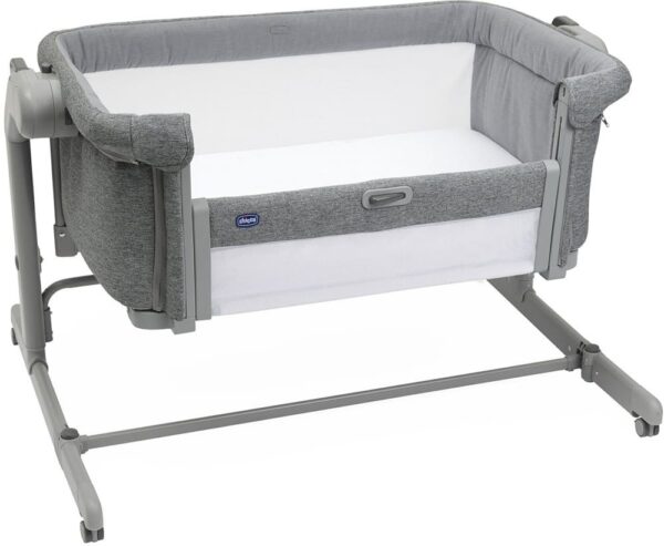Łóżeczko dostawne Chicco Next2Me Magic Evo – Dark Grey – zdjęcie 4