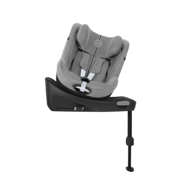 Fotelik obrotowy Cybex Sirona Gi i-Size z bazą ISOFIX (61–105 cm) – Stone Grey (Plus) – zdjęcie 3