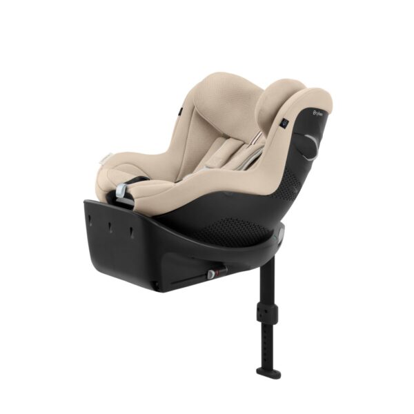 Fotelik obrotowy Cybex Sirona Gi i-Size z bazą ISOFIX (61–105 cm) – Almond Beige (Plus) – zdjęcie 5