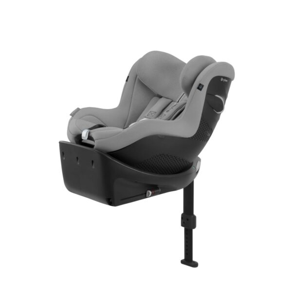 Fotelik obrotowy Cybex Sirona Gi i-Size z bazą ISOFIX (61–105 cm) – Stone Grey (Plus)