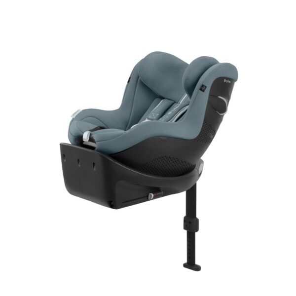 Fotelik obrotowy Cybex Sirona Gi i-Size z bazą ISOFIX (61–105 cm) – Stormy Blue (Plus)