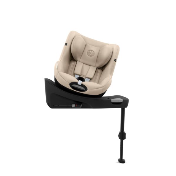 Fotelik obrotowy Cybex Sirona Gi i-Size z bazą ISOFIX (61–105 cm) – Almond Beige (Comfort) – zdjęcie 3