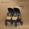 Wózek bliźniaczy Euro-Cart Doblo Camel