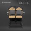 Wózek bliźniaczy Euro-Cart Doblo Camel – zdjęcie 2