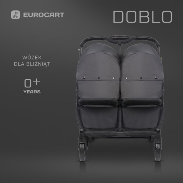 Wózek bliźniaczy Euro-Cart Doblo Iron – zdjęcie 5
