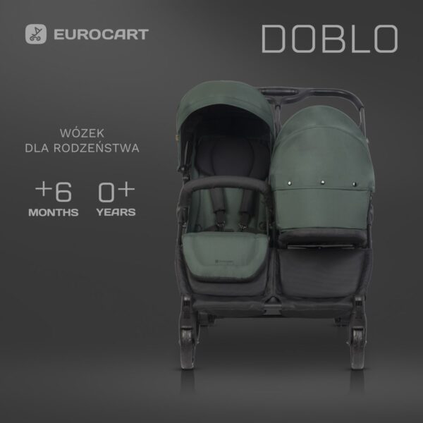 Wózek bliźniaczy Euro-Cart Doblo Jungle – zdjęcie 6
