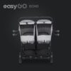 Wózek bliźniaczy EasyGo Echo Cloudy Gray – zdjęcie 6 Wózek bliźniaczy EasyGo Echo Cloudy Gray – zdjęcie 6