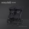 Wózek bliźniaczy EasyGo Echo Ebony Black Wózek bliźniaczy EasyGo Echo Ebony Black