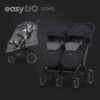 Wózek bliźniaczy EasyGo Echo Ebony Black – zdjęcie 4 Wózek bliźniaczy EasyGo Echo Ebony Black – zdjęcie 4