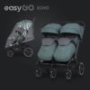 Wózek bliźniaczy EasyGo Echo Sage Green – zdjęcie 4 Wózek bliźniaczy EasyGo Echo Sage Green – zdjęcie 4