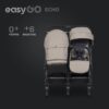 Wózek bliźniaczy EasyGo Echo Savana Beige – zdjęcie 2 Wózek bliźniaczy EasyGo Echo Savana Beige – zdjęcie 2