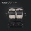 Wózek bliźniaczy EasyGo Echo Savana Beige – zdjęcie 6 Wózek bliźniaczy EasyGo Echo Savana Beige – zdjęcie 6