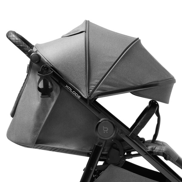 Wózek spacerowy Future Design Xplode Chrome – Steel Graphite – zdjęcie 8