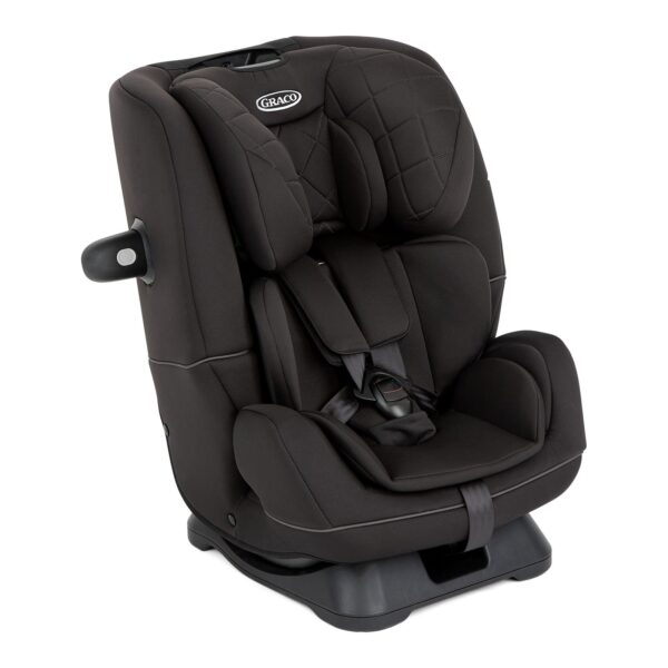 Fotelik samochodowy Graco SlimFit R129 – montaż pasem (40–145 cm) – Midnight (czarny)