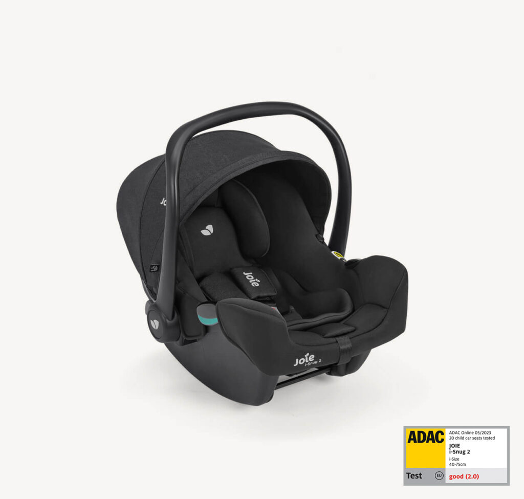 Fotelik samochodowy Joie i-Snug 2 (40–75 cm) – Raven (czarny)
