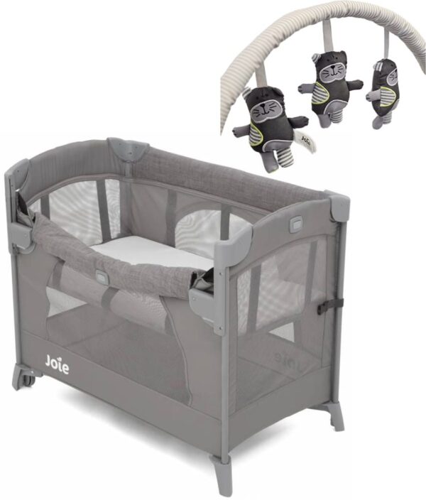 Łóżeczko dostawne i turystyczne Joie Kubbie Sleep – Foggy Gray