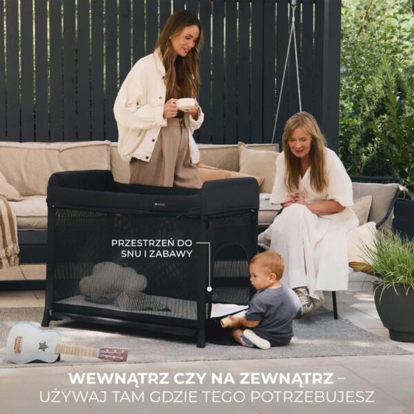 Łóżeczko turystyczne Kinderkraft Moon Dream – Beige – zdjęcie 2