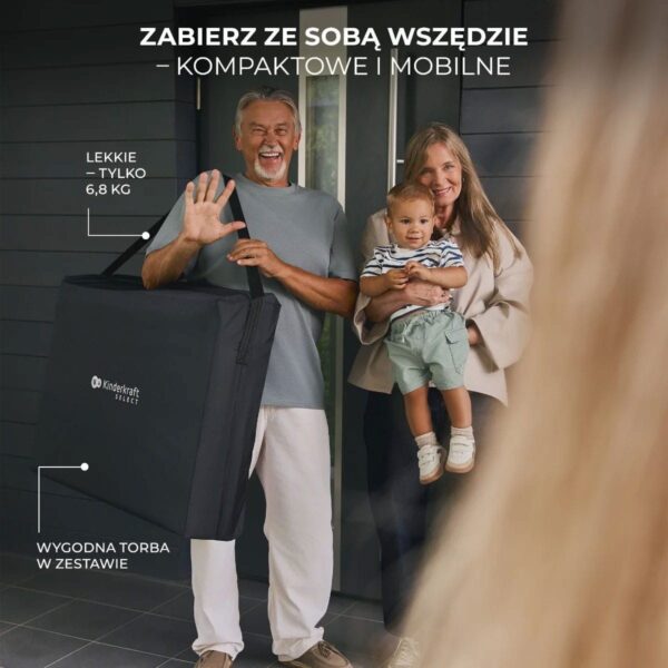 Łóżeczko turystyczne Kinderkraft Moon Dream – Beige – zdjęcie 4