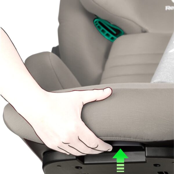 Fotelik samochodowy Renolux Eliseo z ISOFIX i odchylaniem (100–150 cm) – Cappuccino (beżowy) – zdjęcie 19