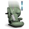 Fotelik samochodowy Renolux Eliseo z ISOFIX i odchylaniem (100–150 cm) – Garden (zielony) – zdjęcie 23