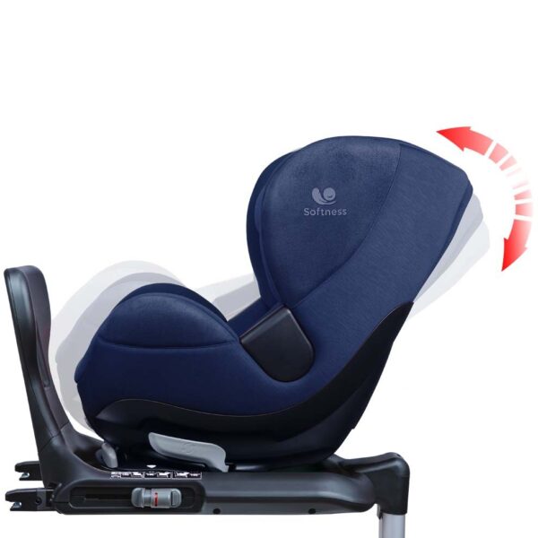 Fotelik obrotowy Renolux Gaia i-Size (40–105 cm) – Ocean (granatowy) – zdjęcie 12