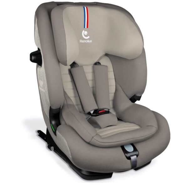Fotelik samochodowy Renolux Olymp i-Size z ISOFIX (76–150 cm) – Cappuccino (beżowy) – zdjęcie 16