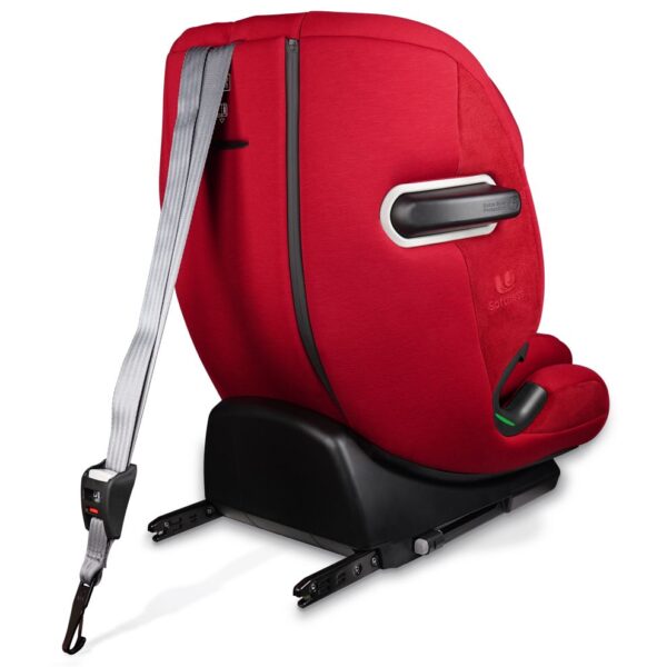 Fotelik samochodowy Renolux Olymp i-Size z ISOFIX (76–150 cm) – Passion (czerwony) – zdjęcie 2