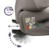 Fotelik samochodowy Renolux Renofix² z ISOFIX (100–150 cm) – Cappuccino (beżowy) – zdjęcie 18