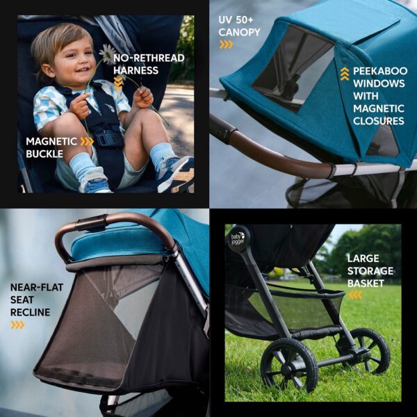 Baby Jogger City Mini GT3 – budka UV 50+, siedzisko, kosz na zakupy Baby Jogger City Mini GT3 – budka UV 50+, siedzisko, kosz na zakupy